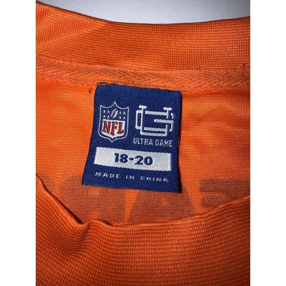 Chicago Bears Youth Jersey Shirt Orange NFL Team Apparel 18-20 Football Kids NWT - Picture 4 of 13